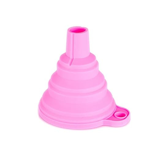 Foldable Mini Funnel Silica Gel Oil/Wine Funnel for Home and Car | Amazon (US)