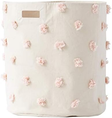 PEHR Pom Pom Hamper, Blush | Amazon (US)