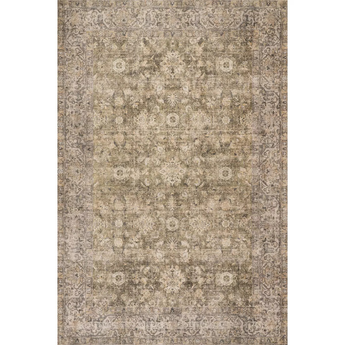 Nuloom Hillstone Collection Elinda Traditional Vintage Medallion Area Rug | Target