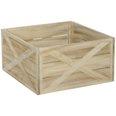 Wooden Christmas Tree Collar Box | Wayfair North America
