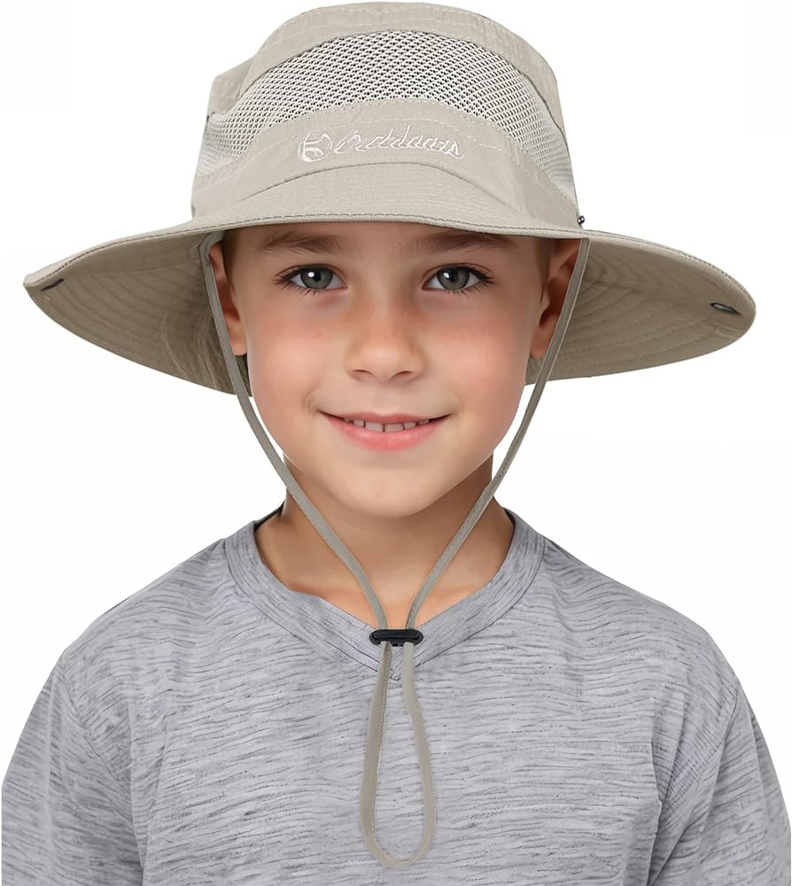 Century Star Outdoor Kids Sun Hat Boys Sun Hat Girls Beach Hat UPF 50+ Kids Bucket Hat Wide Brim ... | Amazon (US)
