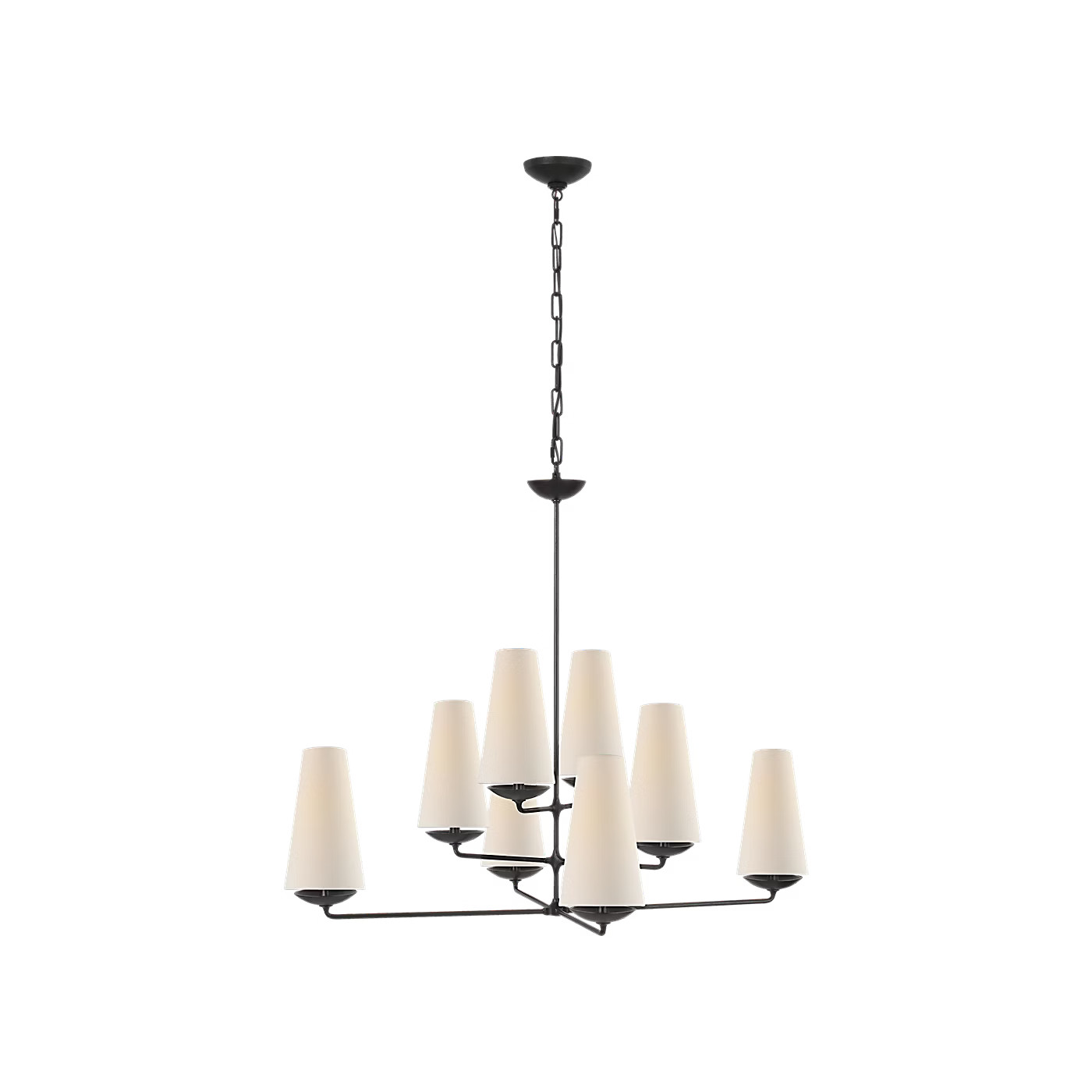 Fontaine Large Offset Chandelier | Visual Comfort