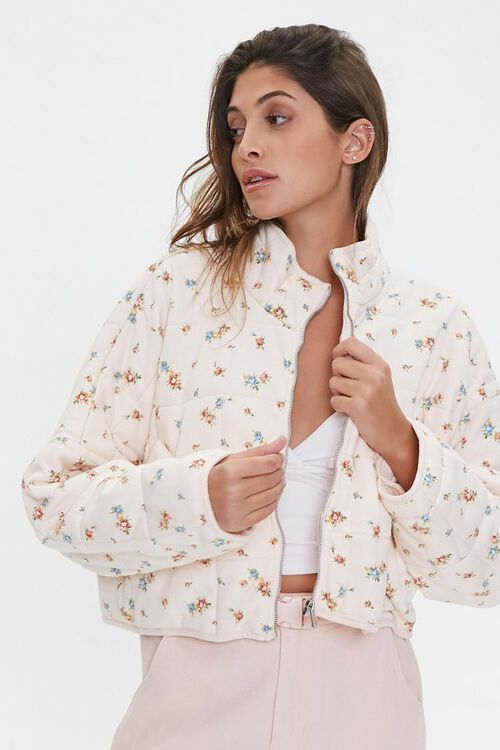 Floral Print Quilted Jacket | Forever 21 (US)