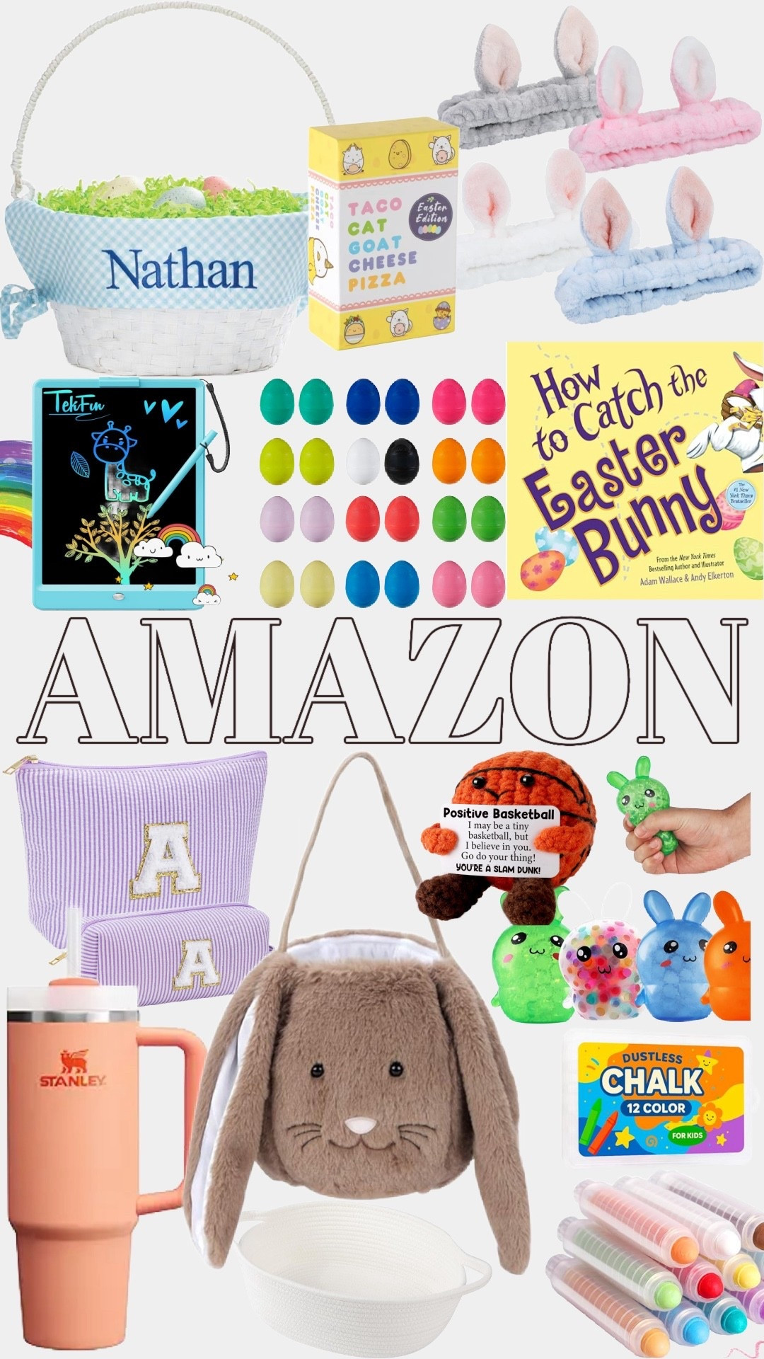 Easter basket fillers! 

Easter gifts, amazon sale

#LTKSeasonal #LTKootd #LTKSaleAlert
