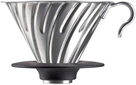 Hario V60 Metal Coffee Dripper, Size 02, Silver | Amazon (US)