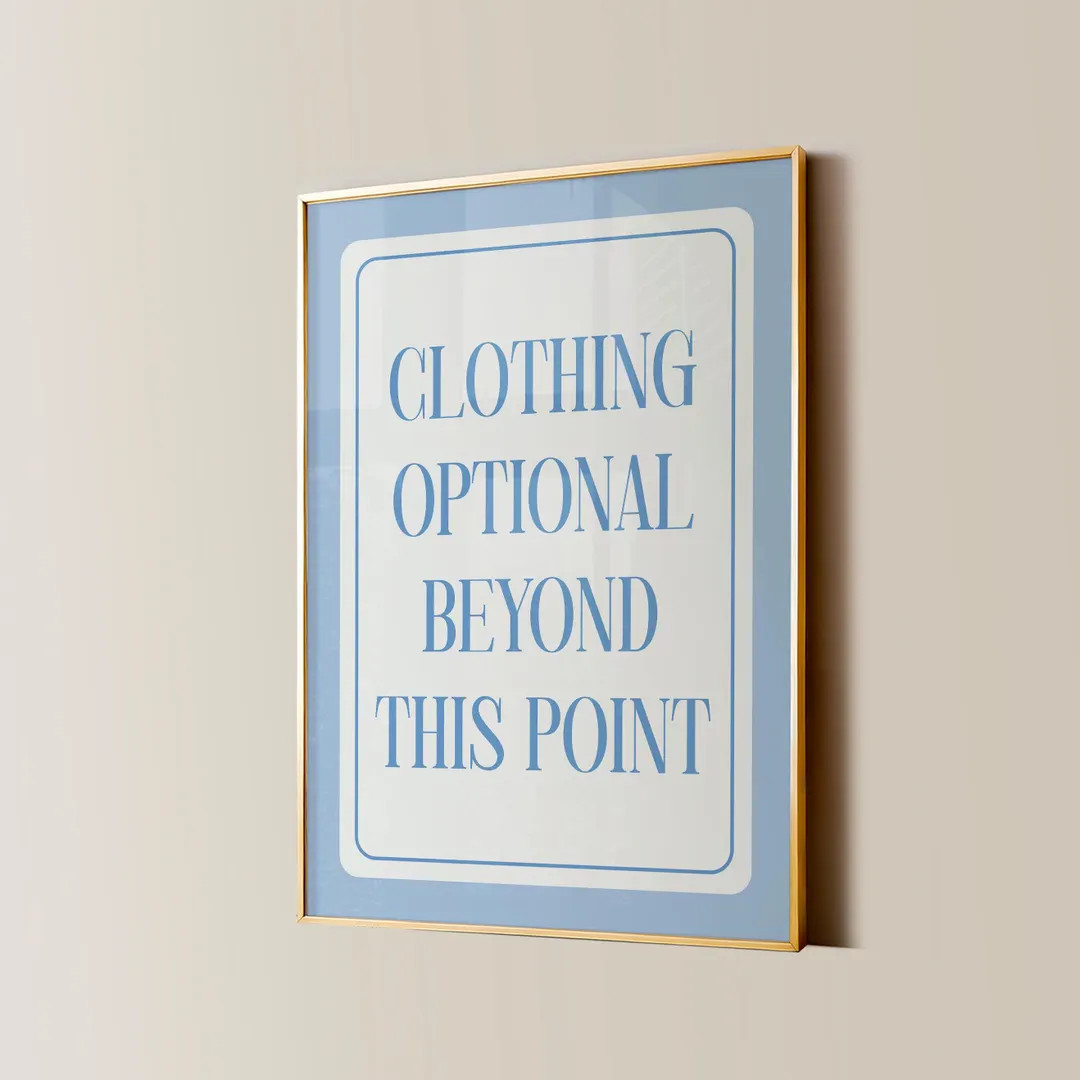 Funny Bathroom Print, Chic Aesthetic Apartment, Trendy Wall Art, Retro Typography Poster, Feminin... | Etsy (US)