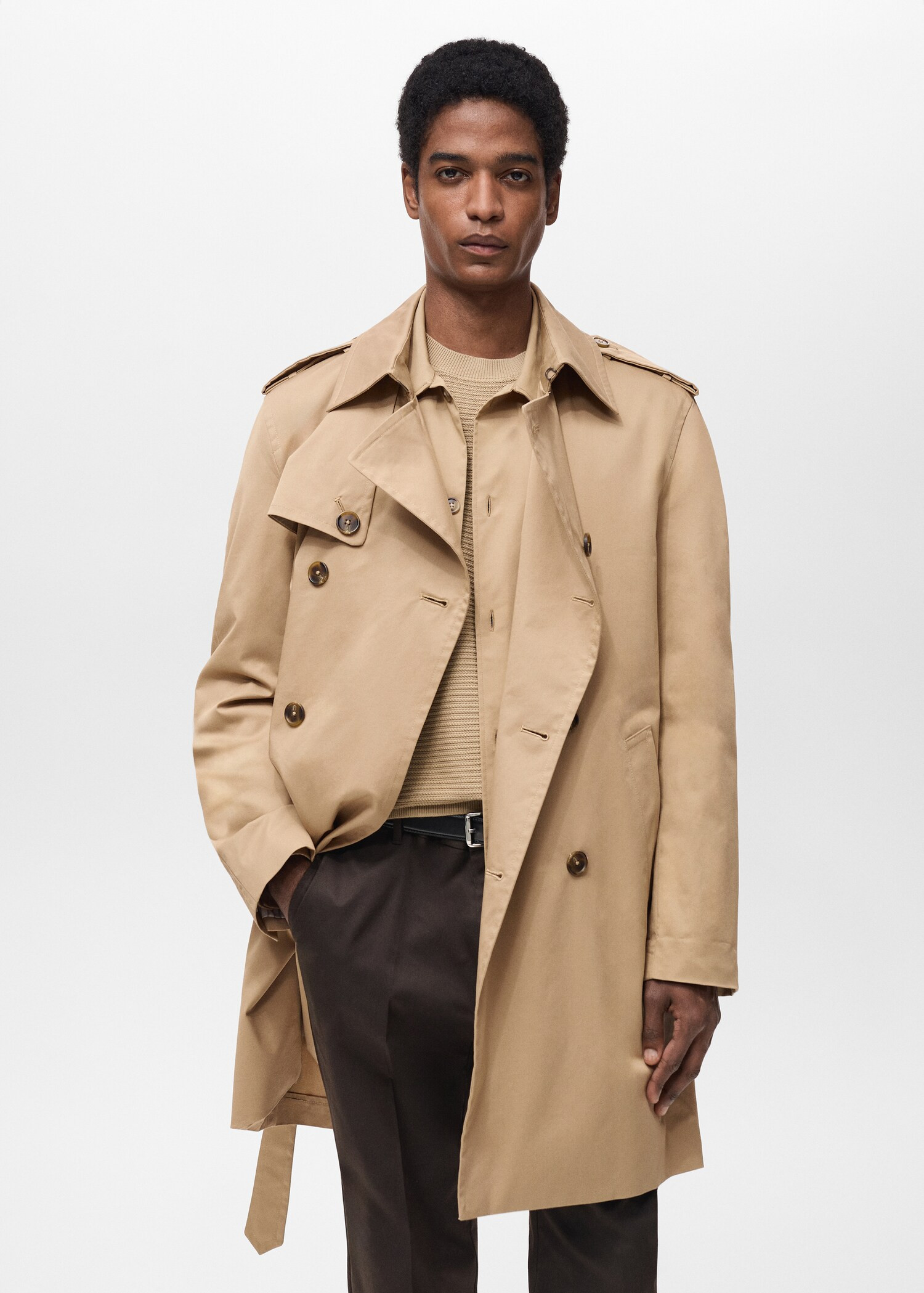 Water-repellent belted trench coat | Mango (US/MX/AU)