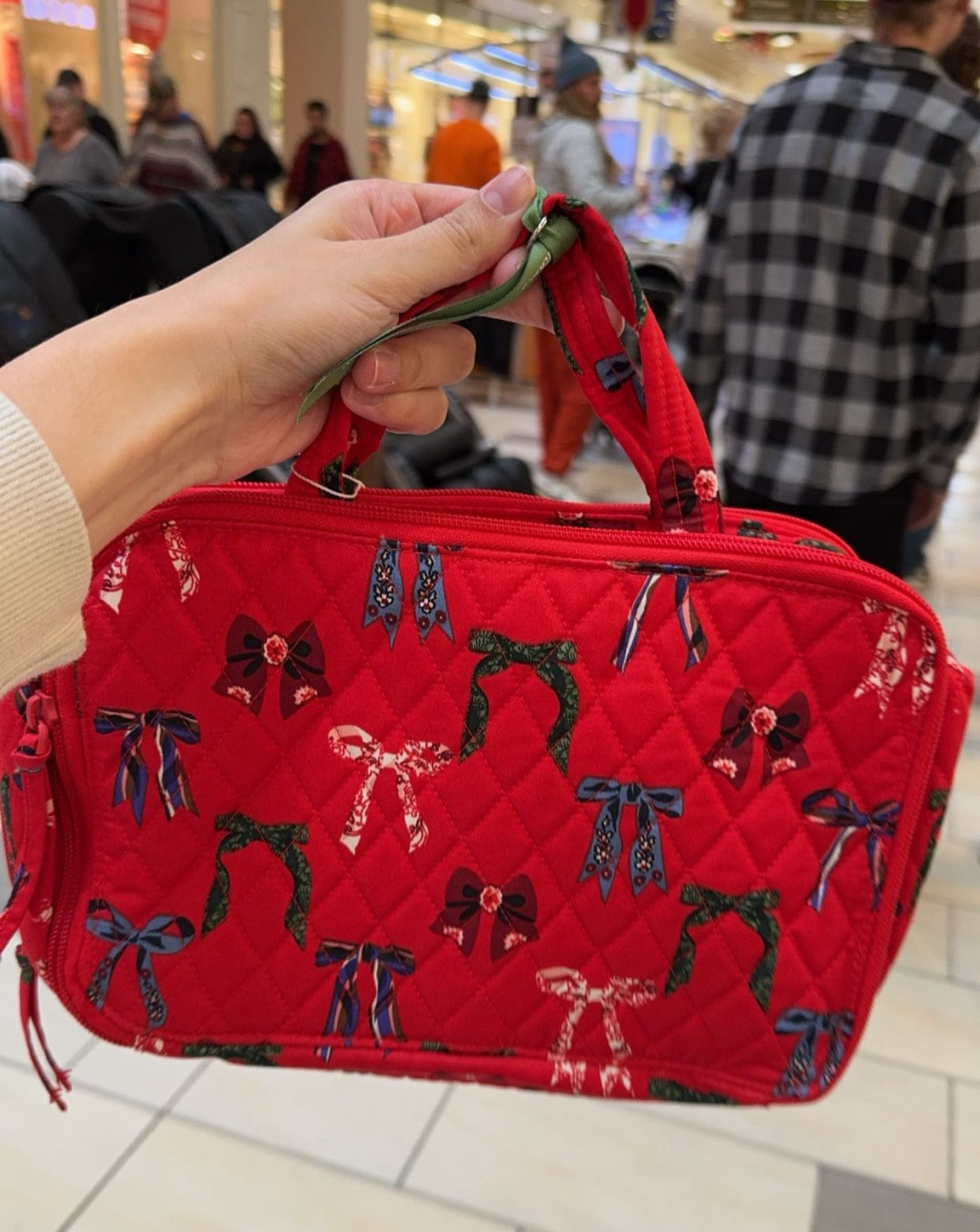 Vera Bradley Cotton Gabardine Bow Mosaic Ultimate Travel Case
•
•
Has a spot for makeup brushes and all! 3 different zipper parts with a large one in the middle. I store my makeup in a shower caddy so this was much needed haha. Only $30 today!!! It’s so beautiful in person  

#LTKTravel #LTKSaleAlert #LTKFindsUnder50