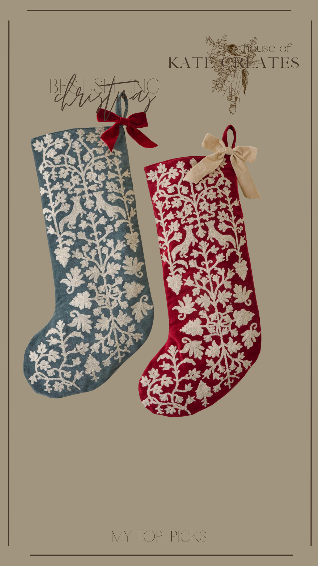 Gorgeous stockings once again and on sale!!! 

 #LTKHoliday #LTKSeasonal #LTKHome
