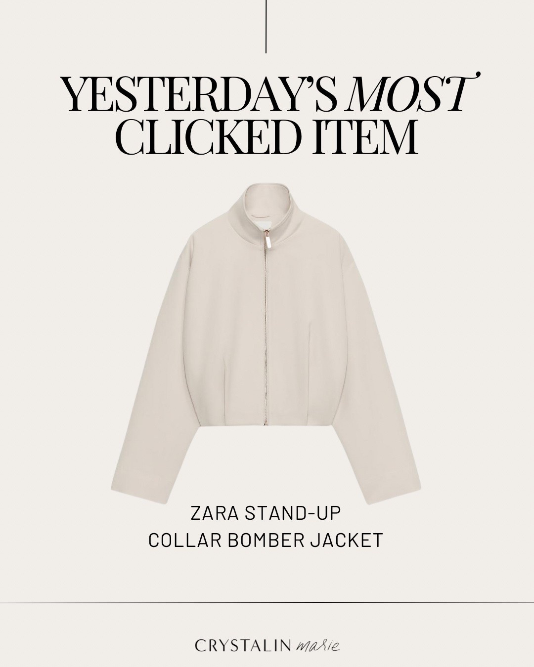 Zara stand-up collar bomber jacket. so good I snagged 2 colors.

#LTKPetite #LTKSeasonal #LTKOver40