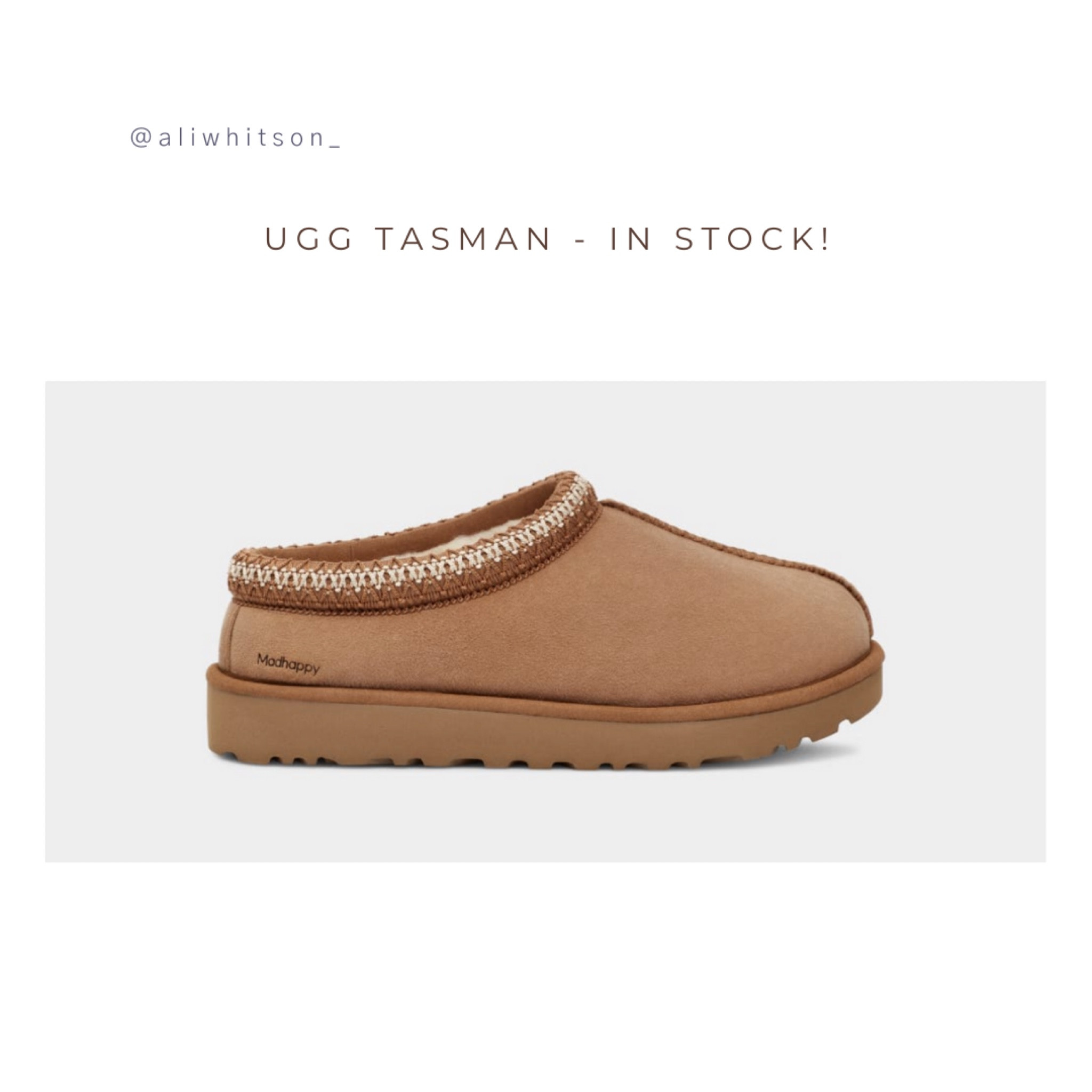 ugg tasman in stock