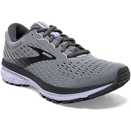 Brooks Women s Ghost 13 Running Shoes Grey/Blackened Pearl/Purple 5.5 B(M) US | Walmart (US)