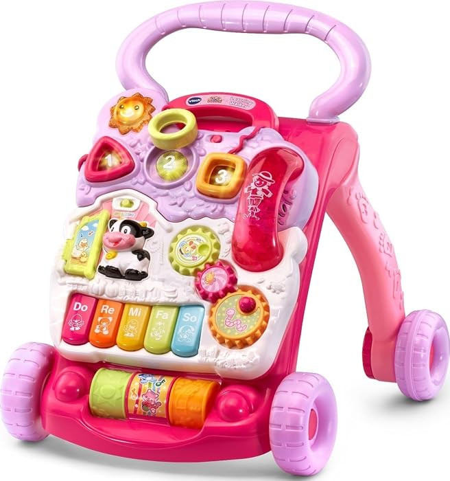 VTech Sit-to-Stand Learning Walker (Frustration Free Packaging), Pink | Amazon (US)