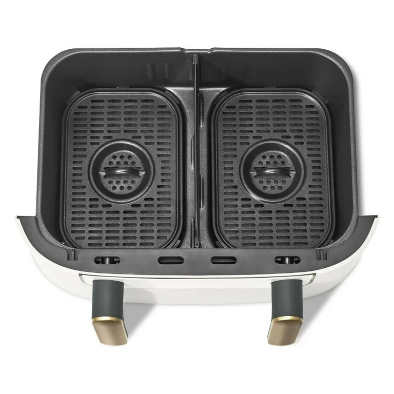 Beautiful 9 QT TriZone Air Fryer, White Icing by Drew Barrymore - Walmart.com | Walmart (US)