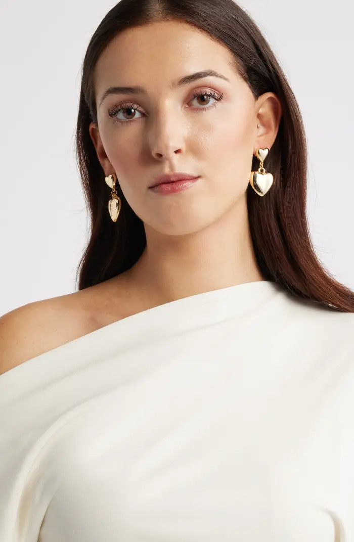 Puffy Heart Drop Earrings | Nordstrom