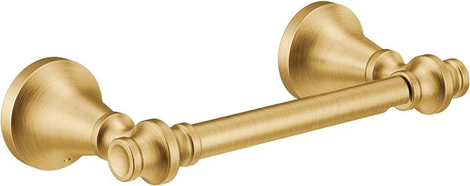 Moen YB0508BG Colinet Traditional Pivoting Toilet Paper Holder, No Size, Brushed Gold | Amazon (US)