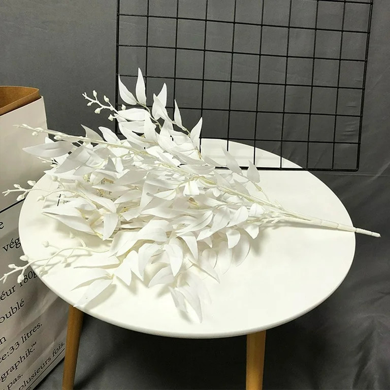 Yohoo Bouquet Artificial Branch Eucalyptus Fake Leaves Plant Wedding Party Home Decor | Walmart (US)