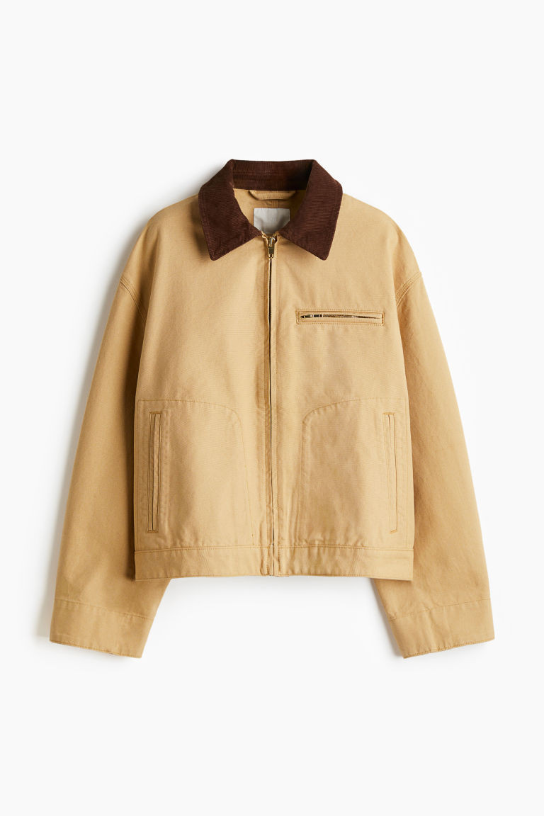 Corduroy-collar jacket | H&M (FR, IT, ES, PT, BE)