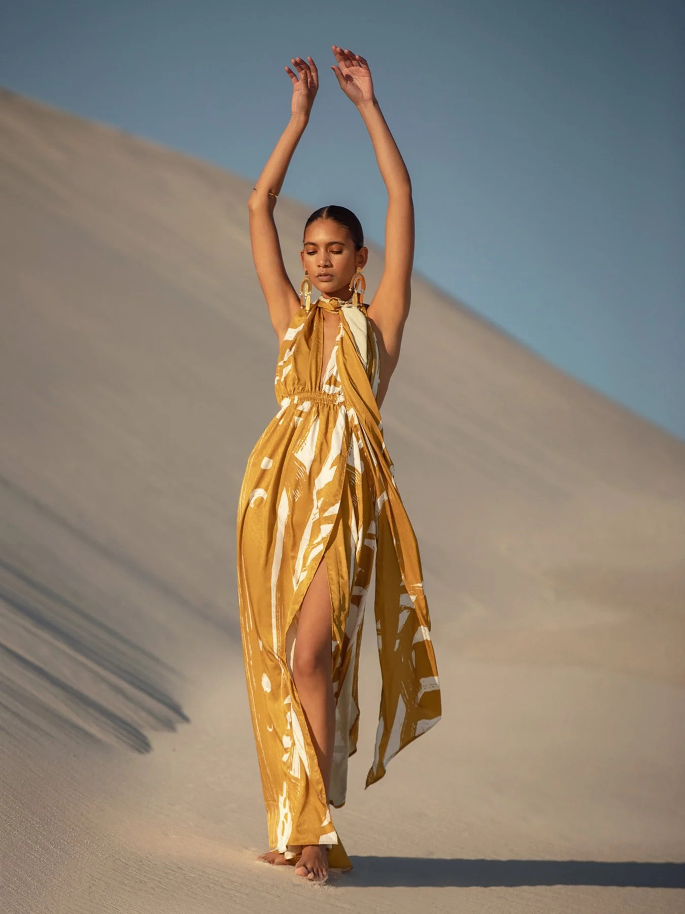 Mailys Dress - Suto Gold | Diarrablu