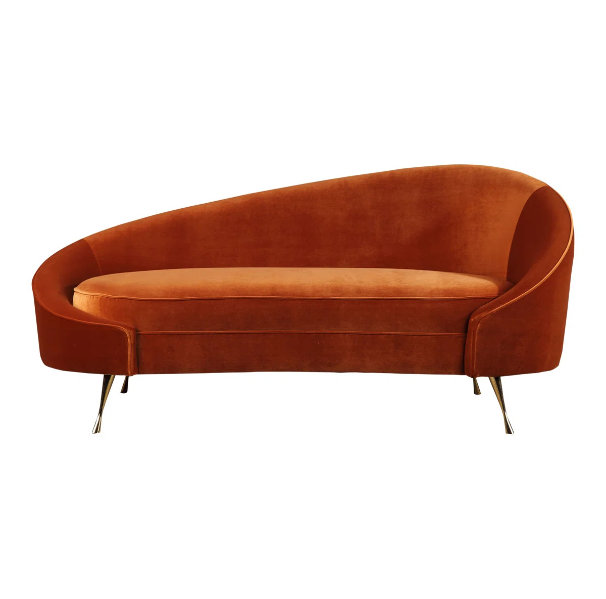 Nikita Curved Upholstered Chaise Lounge | Wayfair North America