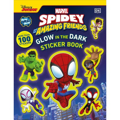 Marvel Spidey and His Amazing Friends Glow in the Dark Sticker Book - by  DK (Paperback) | Target