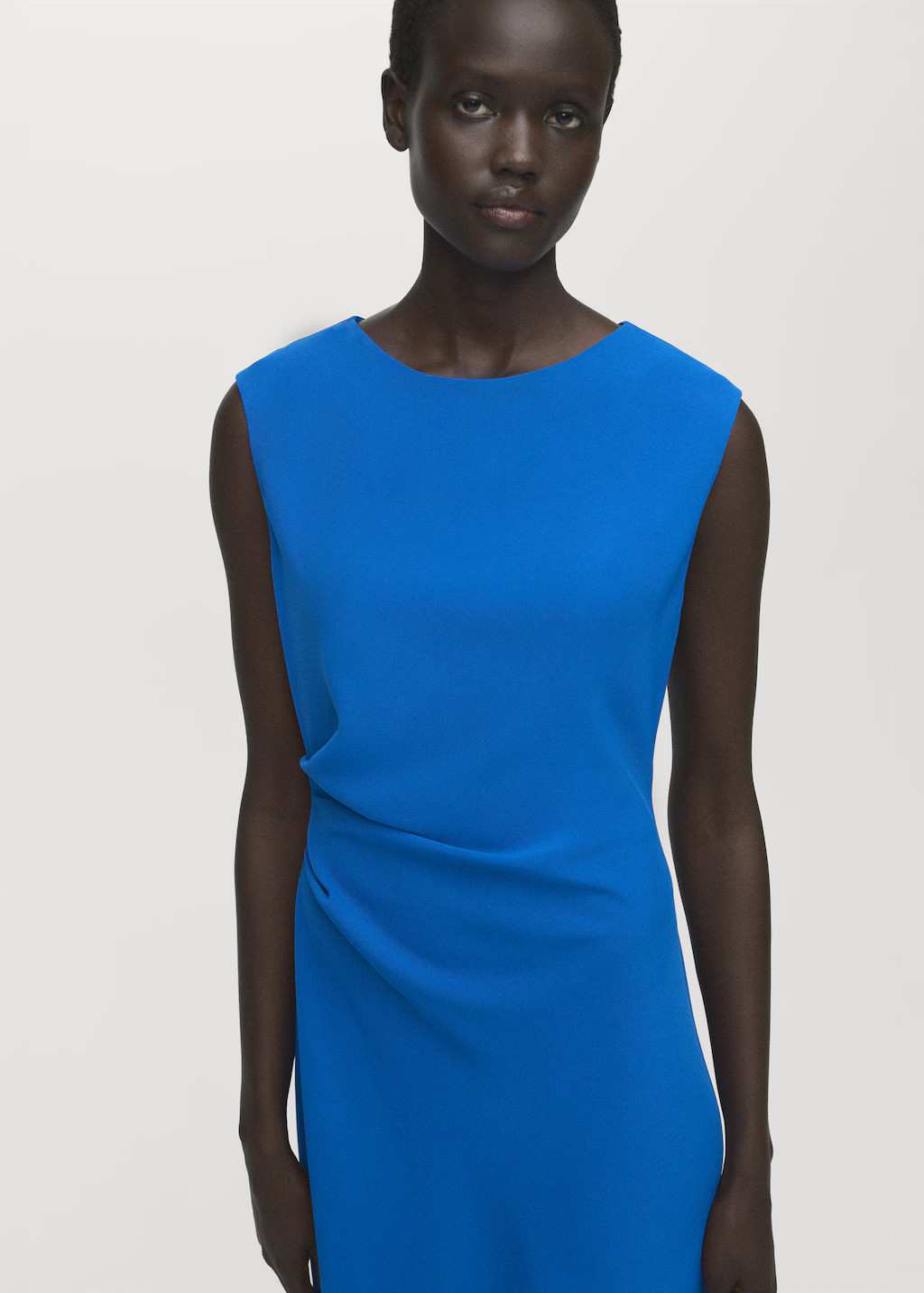 Ruched midi dress | MANGO (UK)
