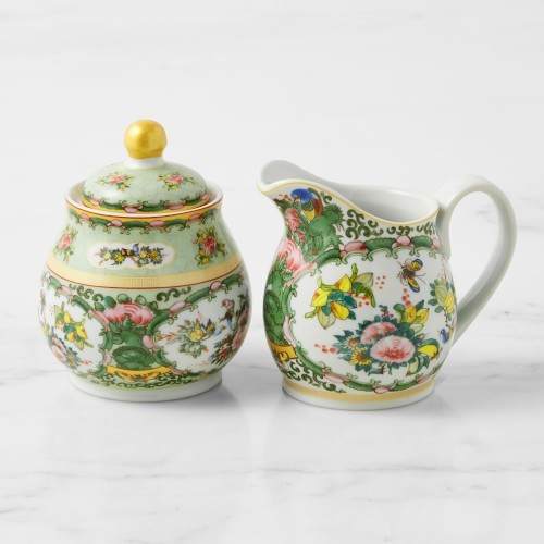 Famille Rose Cream & Sugar Set | Williams-Sonoma