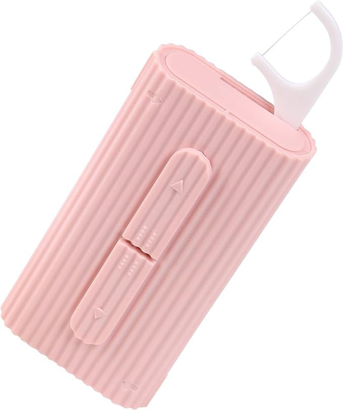 Pink Dental Floss Portable Case, Storage 10 Picks Adult Floss in Box. The Best Tool for Cleaning ... | Amazon (US)