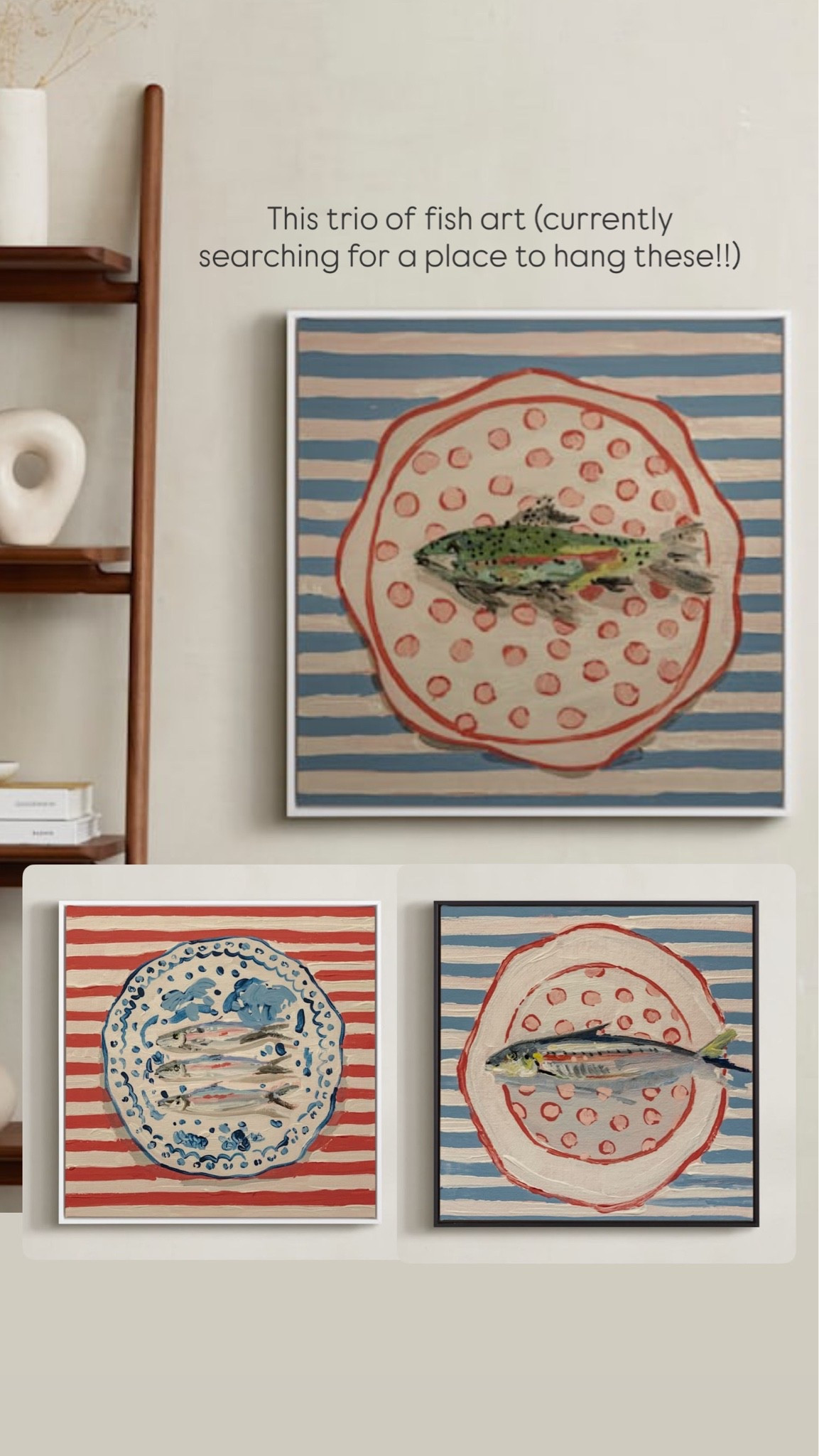 Obsessed with this artwork!! How fun for a kitchen, bathroom, or office?! Use code GIRLONTHEHUDSON for 10% off

#LTKHome #LTKSeasonal