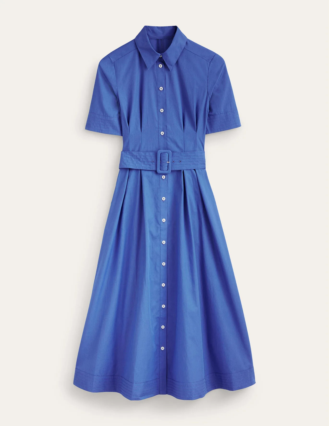 Pippa Midi Shirt Dress - Cobalt Blue | Boden (US)