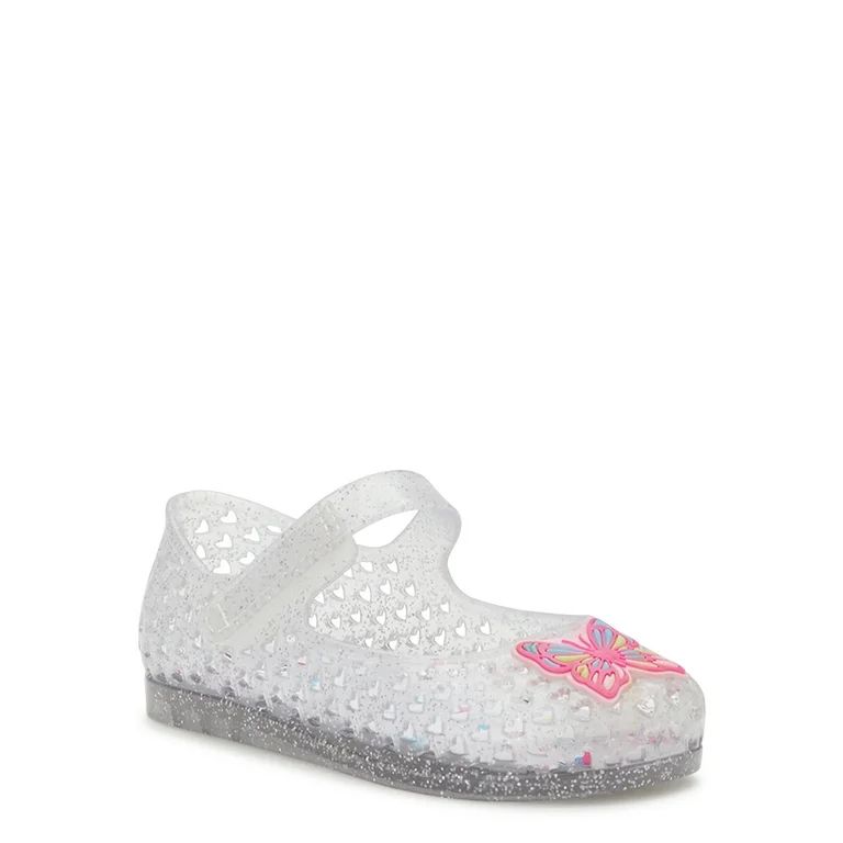 Wonder Nation Toddler Girls Jelly Flat Sandal | Walmart (US)