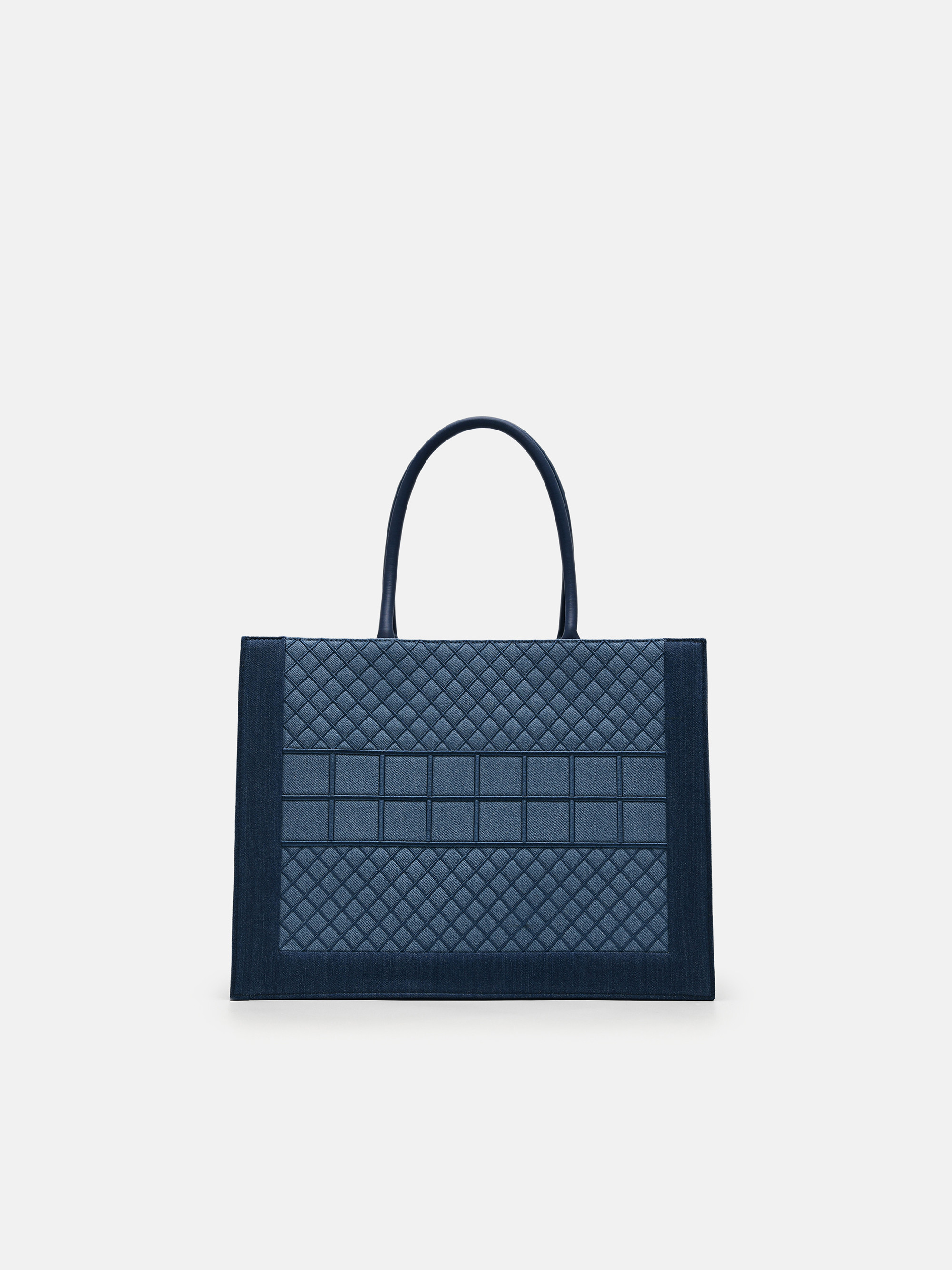 Blue Large Denim Market Tote | PEDRO | Pedro Shoes