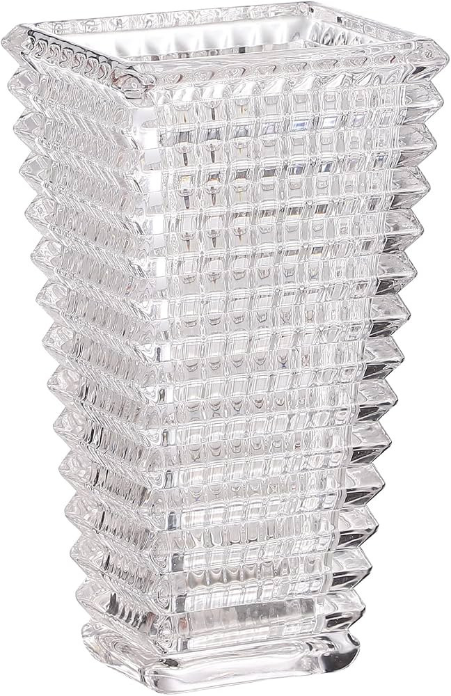 MCMCNCUIU Crystal Vase, Large Crystal Vases for Flowers, Clear Large Flower Vase, Modern Glass Va... | Amazon (US)