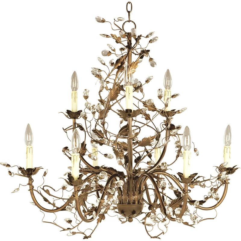 Cassell 9-Light Candle Style Tiered Chandelier | Wayfair North America