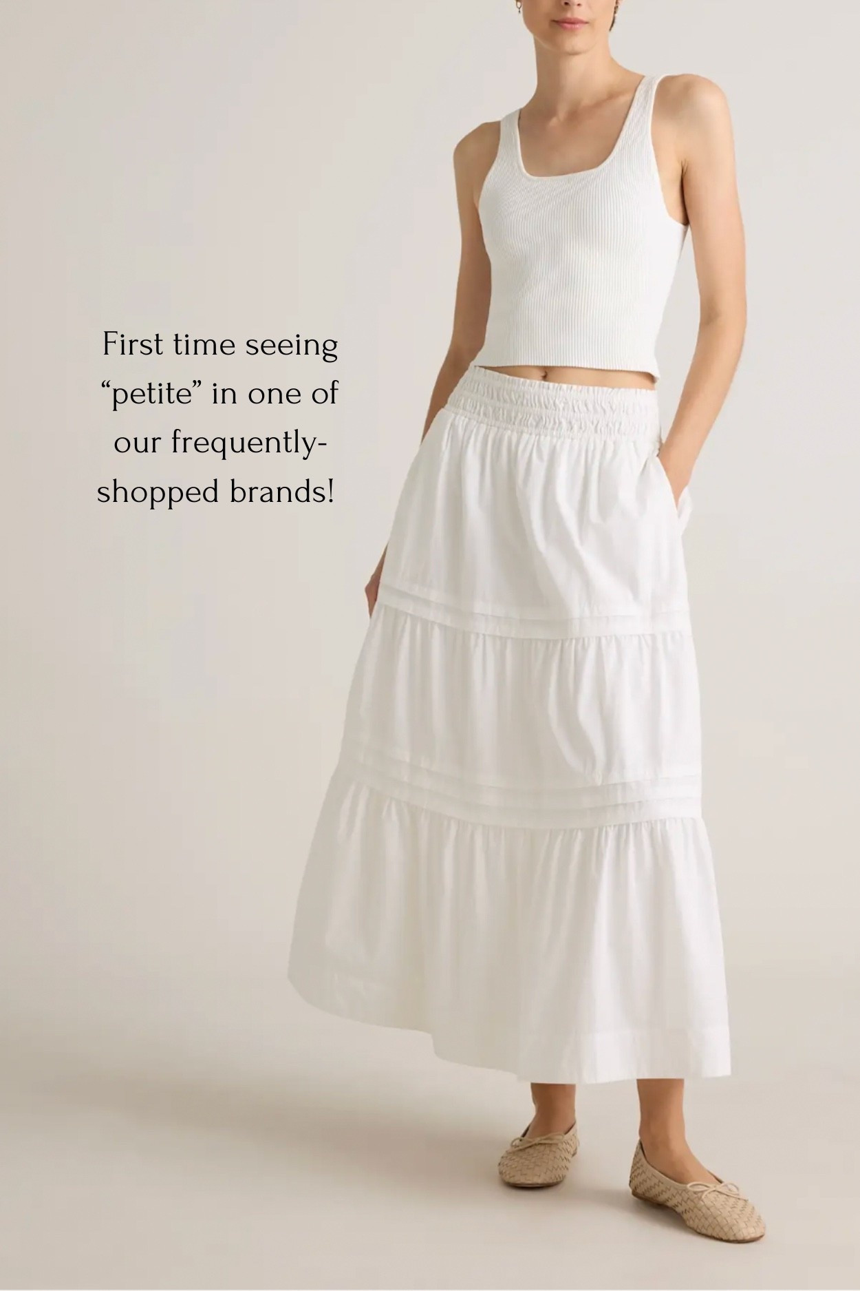 Got the Xs petite to try and it fits comfortably. The Xs petite measures 31.5” length and hits above my ankle with pockets and lining

Their newer linen cotton blend knits are also great! Sandstone beige is a light yellow color actually.

#LTKPetite