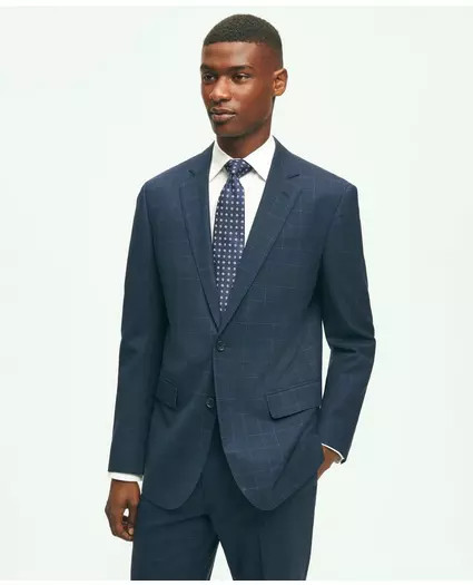 Brooks Brothers Explorer Collection Slim Fit Wool Checked Suit Jacket | Brooks Brothers
