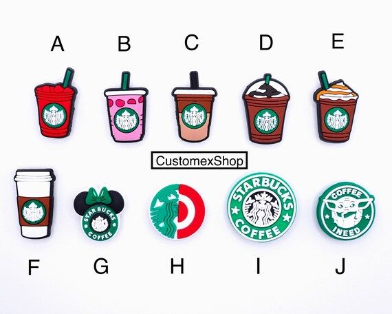 Cute Starbucks Croc Charms | Etsy | Etsy (US)