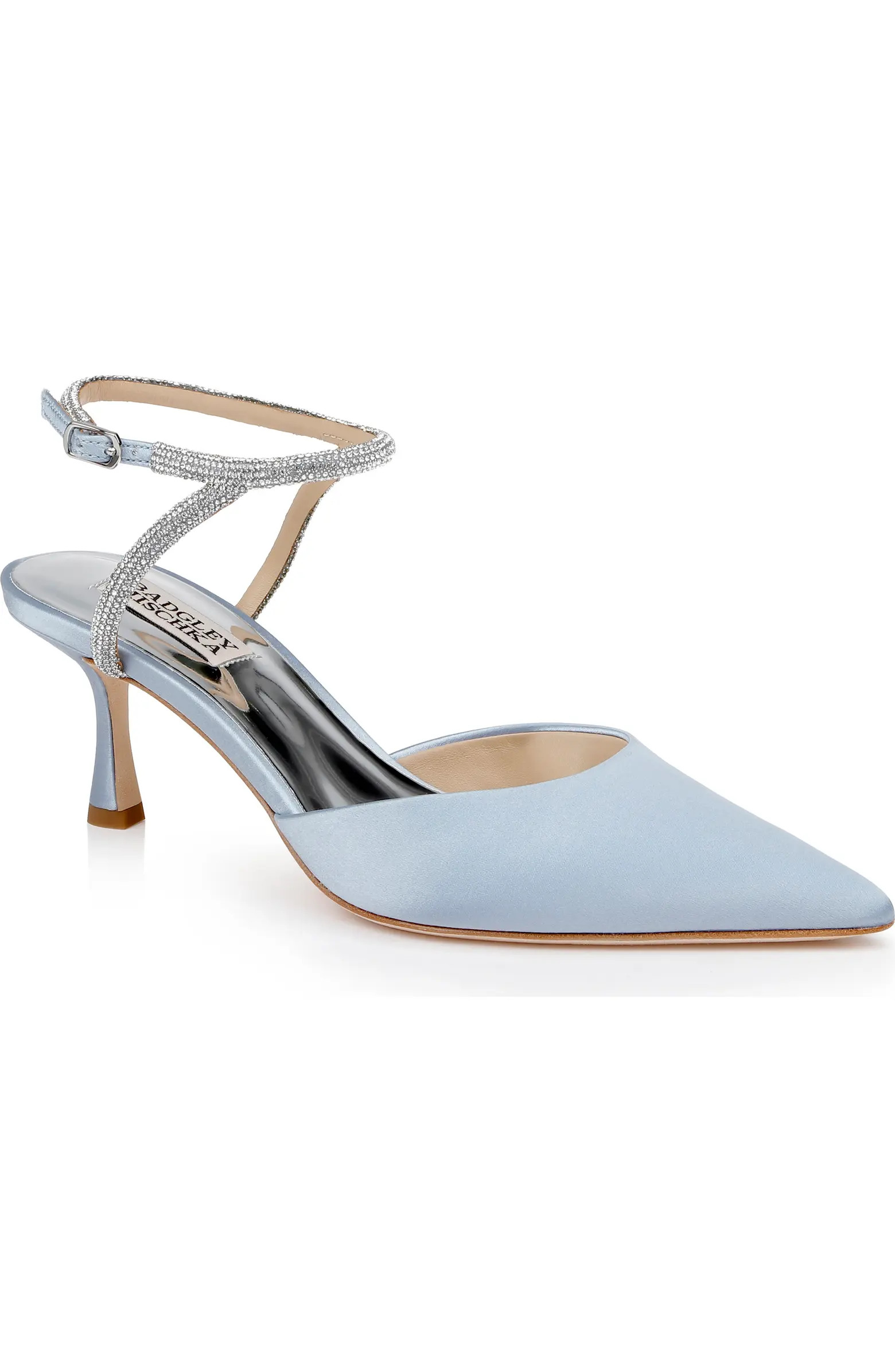 Badgley Mischka Collection Autumn Pointed Toe Ankle Strap Pump (Women) | Nordstrom | Nordstrom