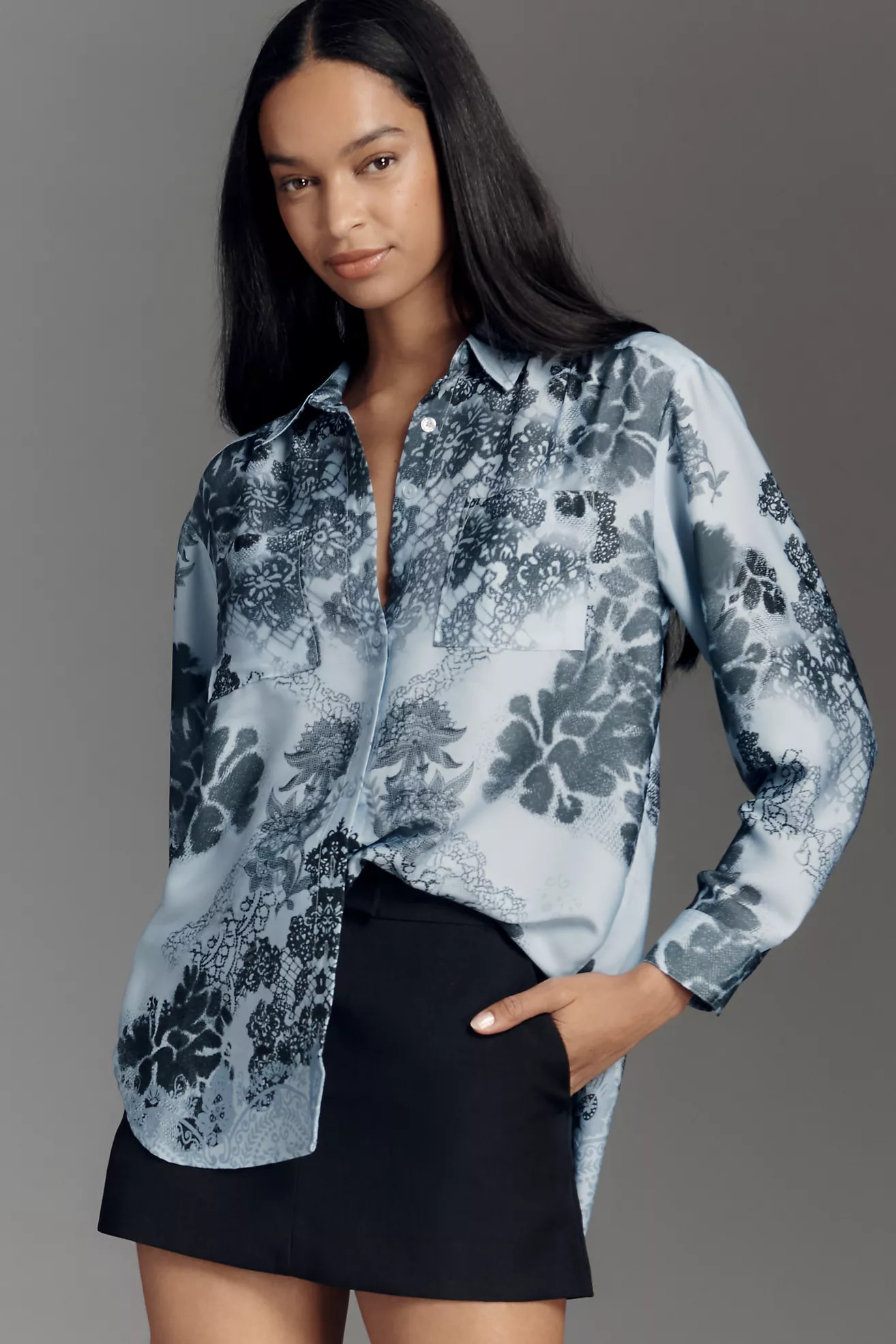 The Brielle Relaxed Buttondown Blouse | Anthropologie (US)