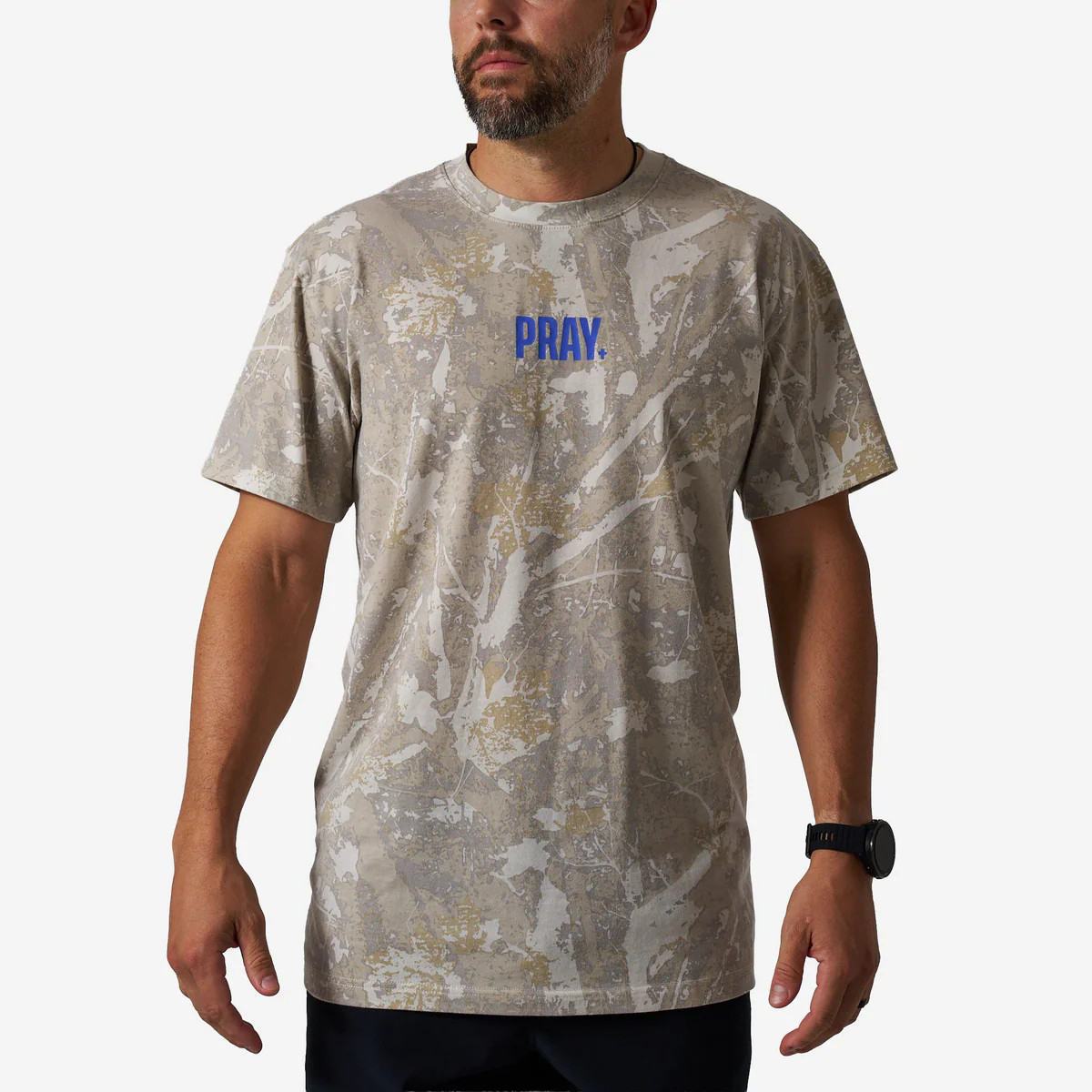 Vintage Washed Tee - PRAY - Drifter Camo | BURLEBO
