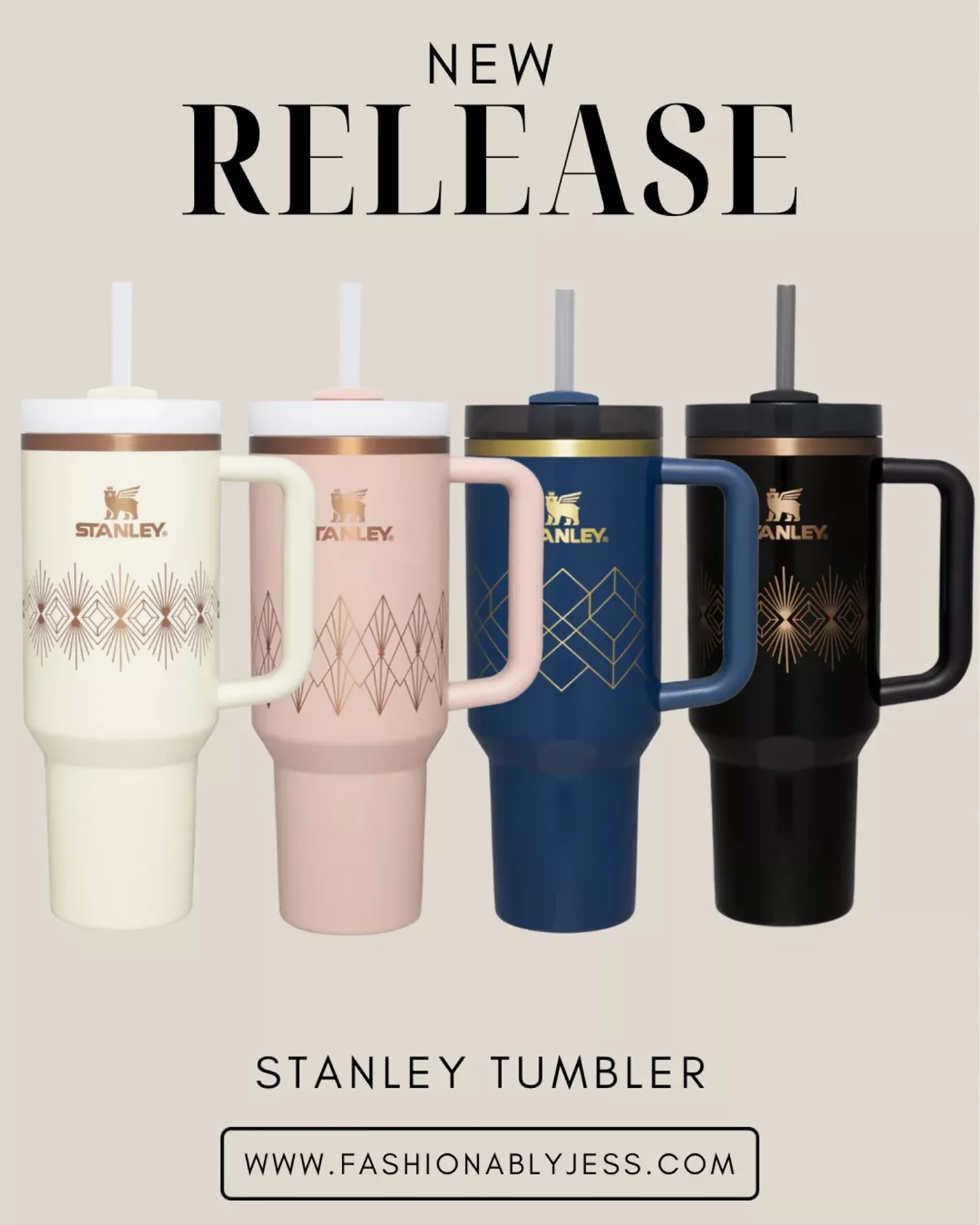Stanley just released a Quencher deco collection