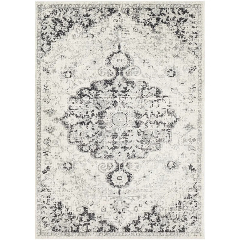 Hillsby Oriental Black Area Rug | Wayfair North America