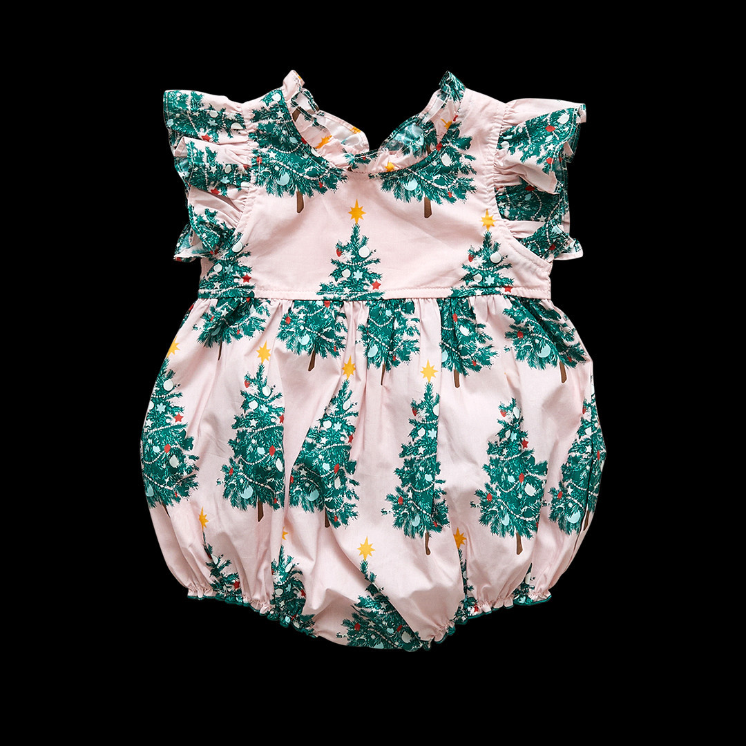 Baby Jennifer Bubble - Pink Trees | Sammy + Nat