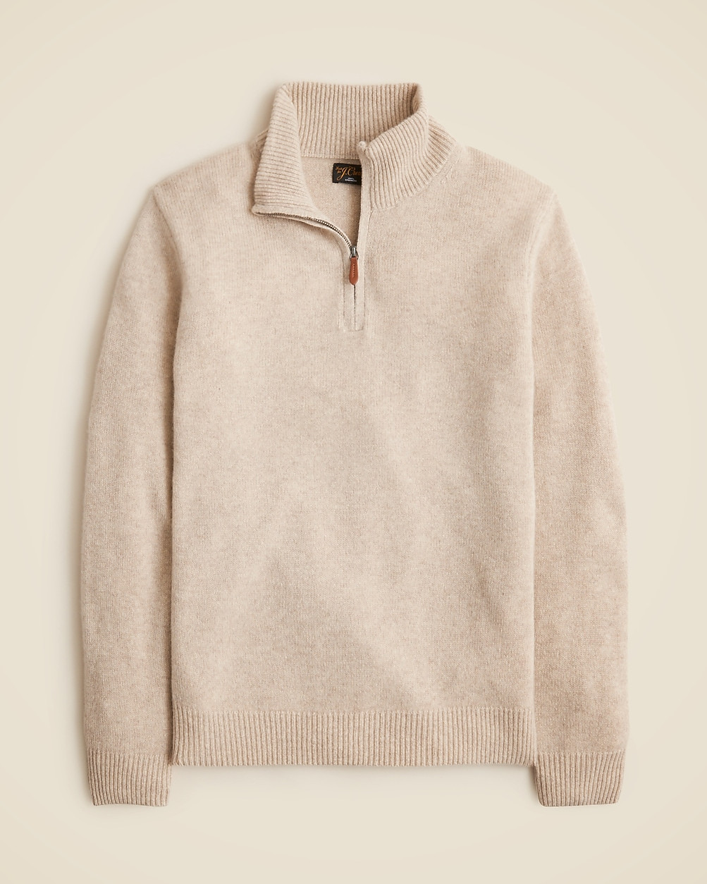 Midweight cashmere half-zip sweater | J. Crew US