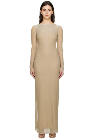 CAMILLA AND MARC - Gold Ibiza Maxi Dress | SSENSE