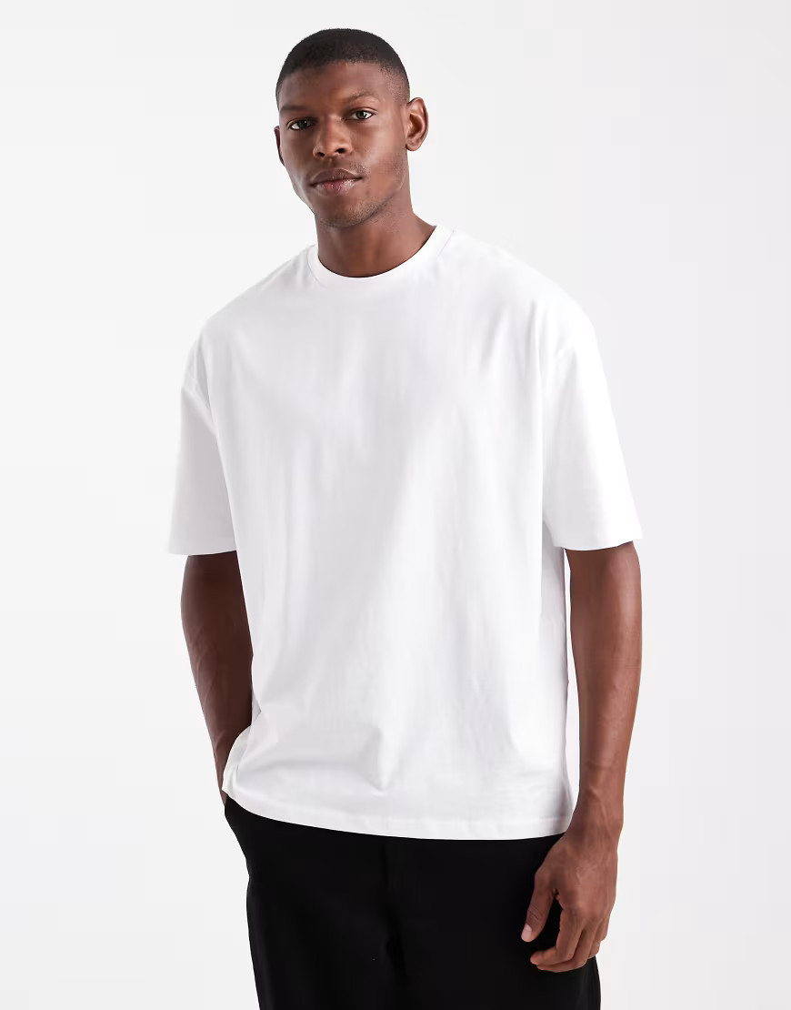 ASOS DESIGN oversized t-shirt in white | ASOS (Global)
