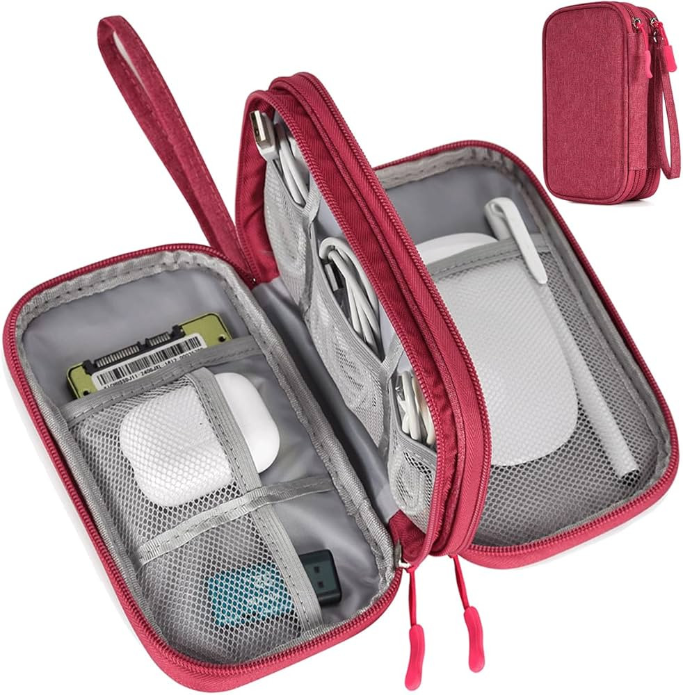 Electronic Organizer Travel Cable Accessories Bag, Electronic Organizer Case, Waterproof Electron... | Amazon (US)