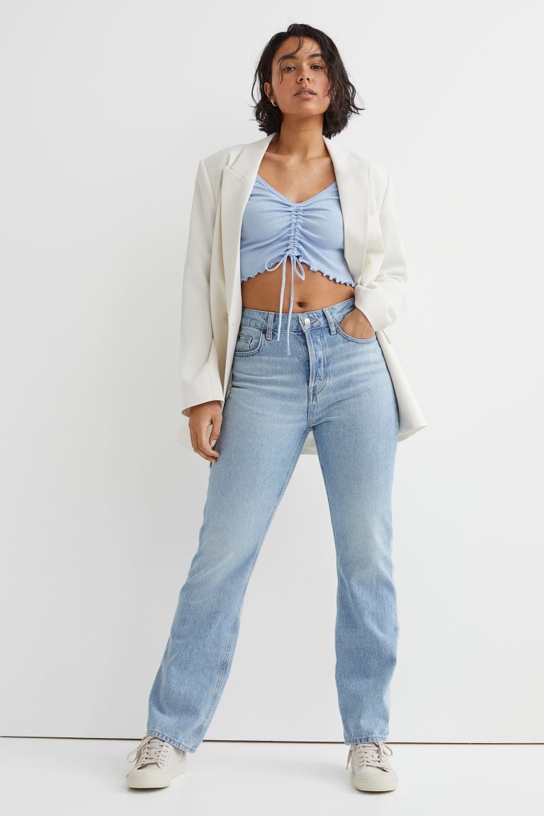 Straight High Jeans | H&M (US + CA)