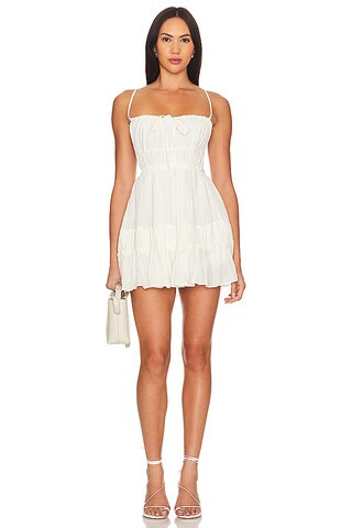 Free People x free-est Taking Sides Mini Dress in Ivory from Revolve.com | Revolve Clothing (Global)