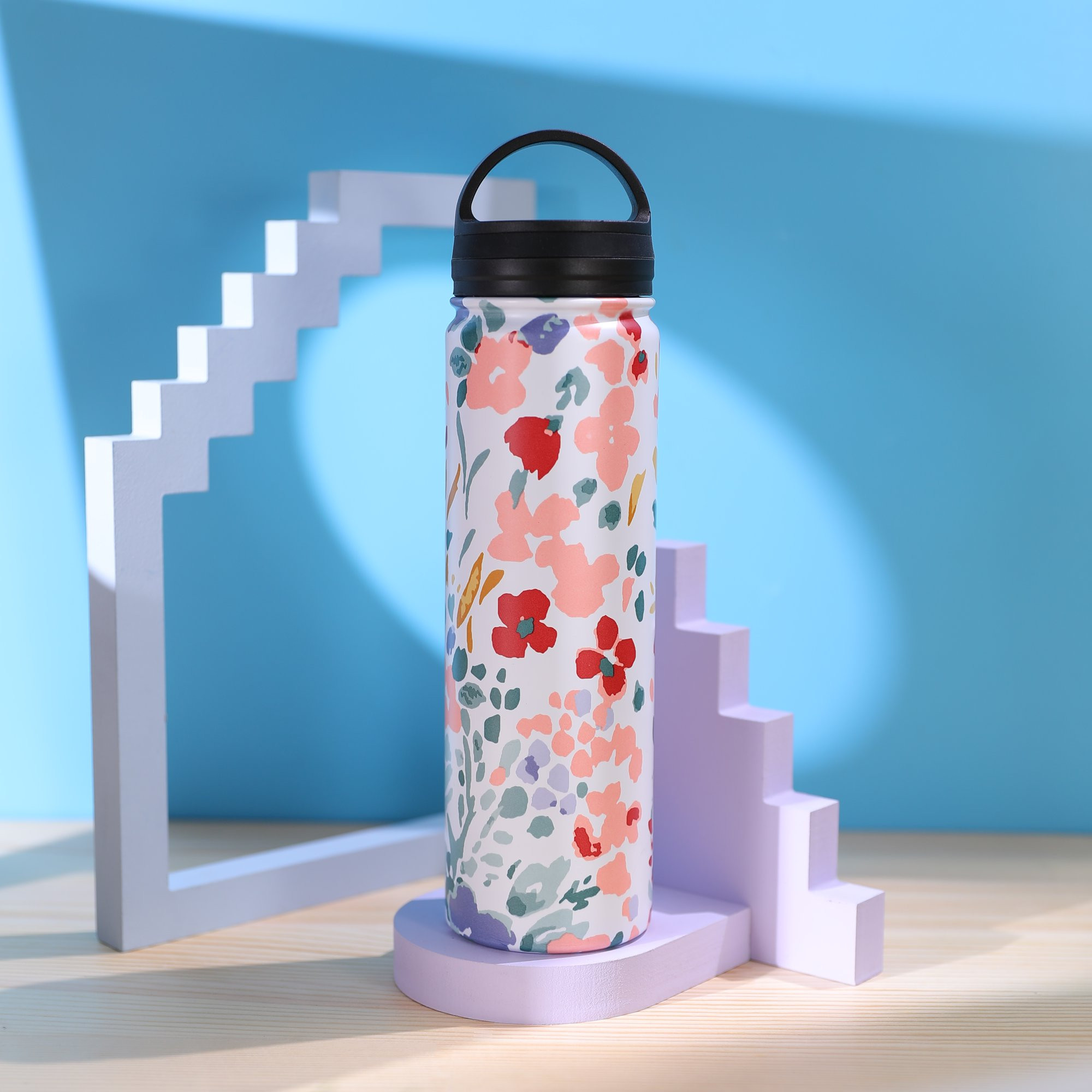 Mainstays 22oz Dwss Bottle Floral | Walmart (US)